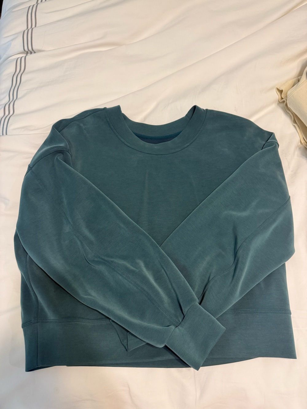 Lululemon Soft Airstream Green Crewneck